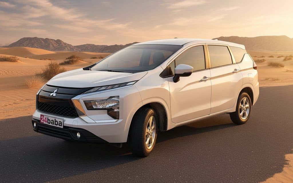 Hire Mitsubishi Xpander 2024 White in Dubai