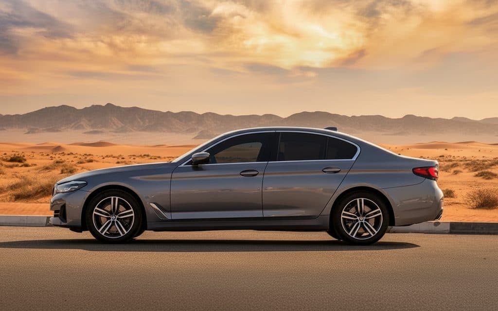 Bmw 520 2023 Grey side profile