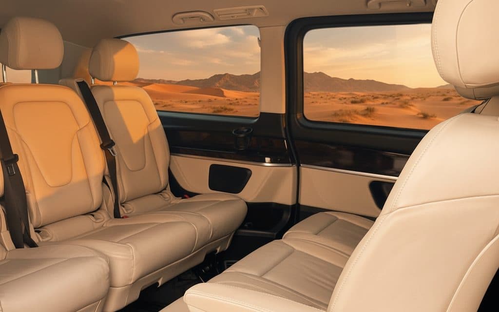 Mercedes V Class 2020 leather seats and cabin