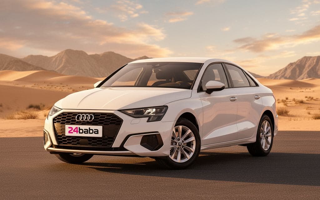 Rent Audi A3 2024 White in Dubai