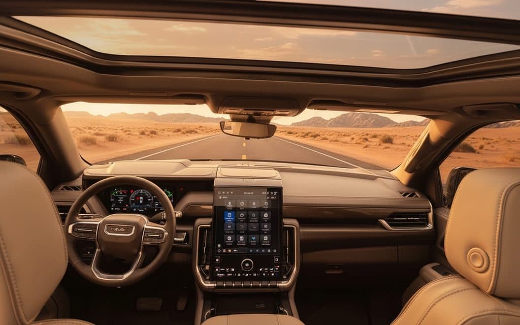 Gmc Yukon 2025 dashboard and infotainment