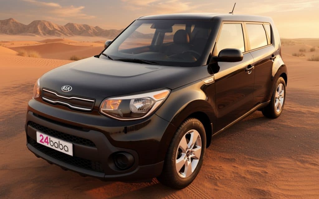 Hire Kia Soul 2025 Black in Dubai