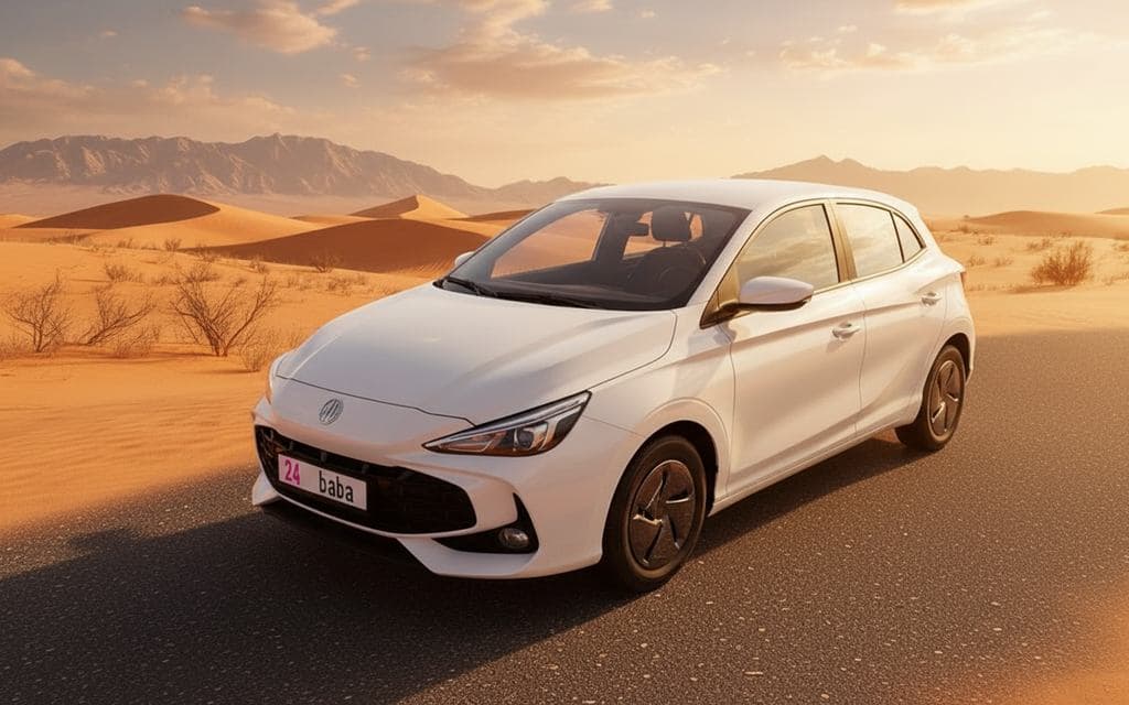 Mg 3 2024 White- rental in Dubai
