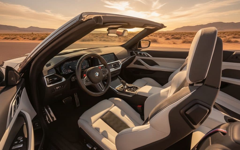 Bmw M4 2023 dashboard and infotainment