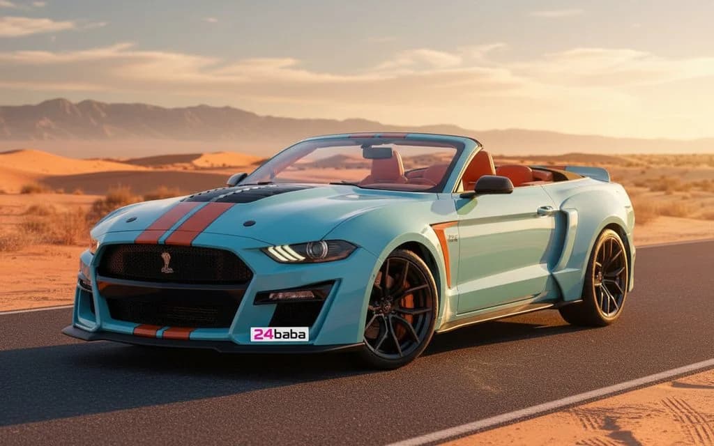 Ford Mustang 2020 Blue cover image – rental in Dubai