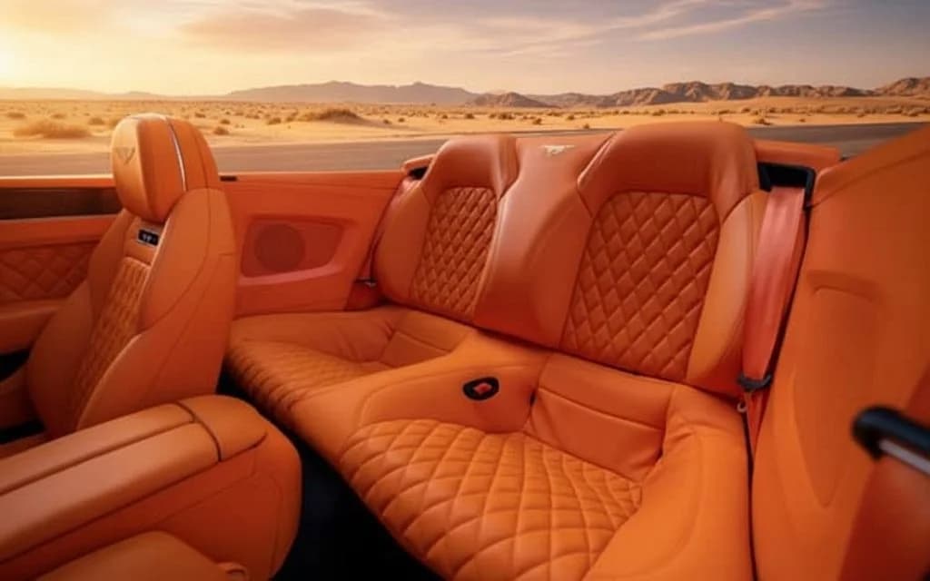 Ford Mustang 2020 leather seats and cabin – rental in Dubai
