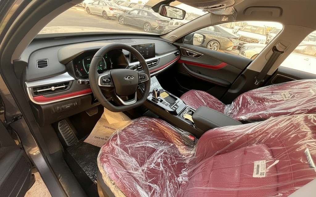 Chery Tiggo7 2026 interior view showing trim