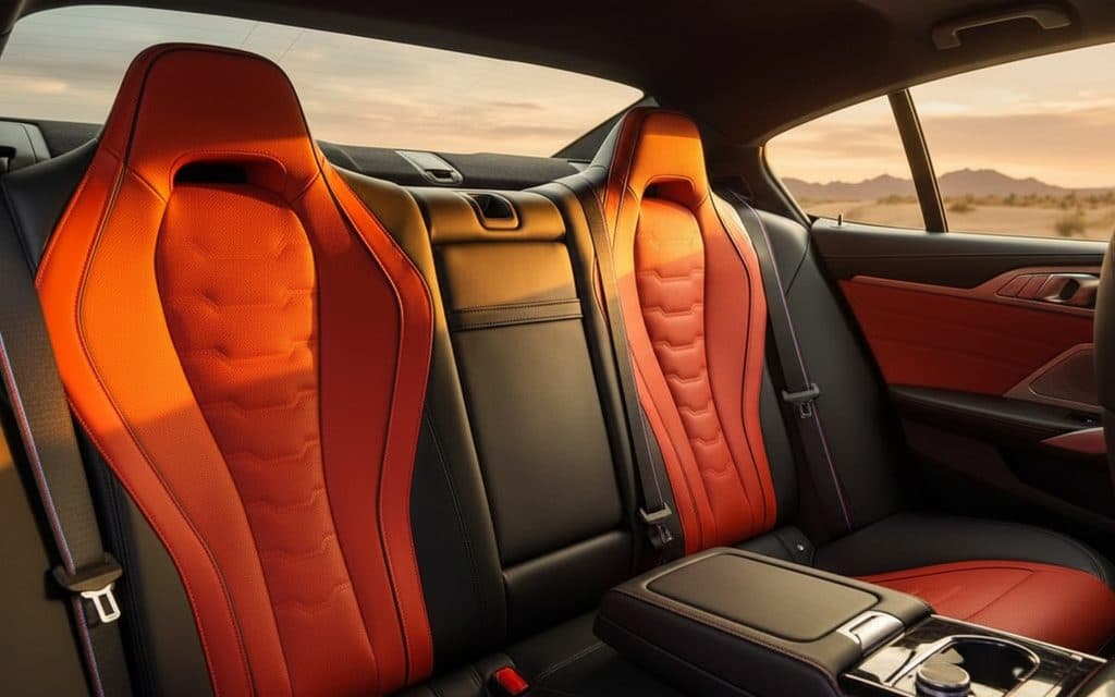 Bmw 840 2023 leather seats and cabin