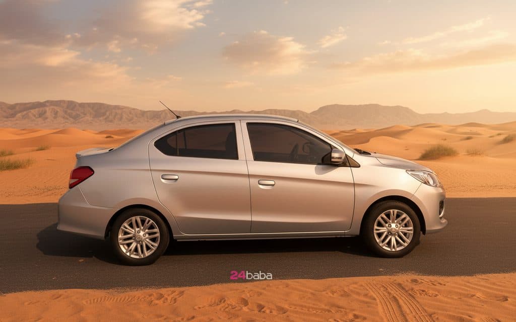 Mitsubishi Attrage 2023 Silver side profile