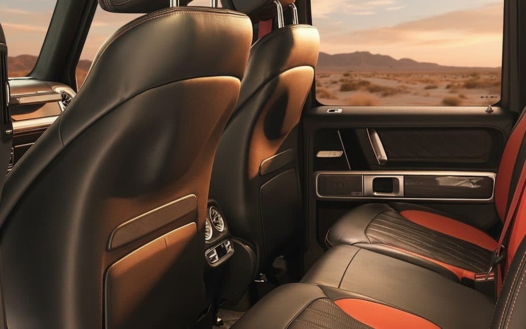 Mercedes G63 2022 leather seats and cabin