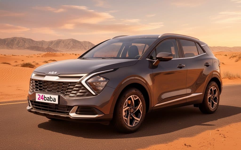 Hire Kia Sportage 2023 Grey in Dubai