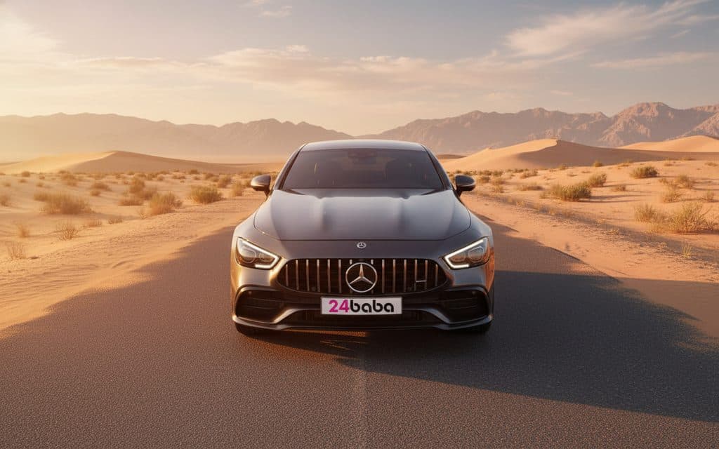 Mercedes Gt63 2022 Grey rental in Dubai