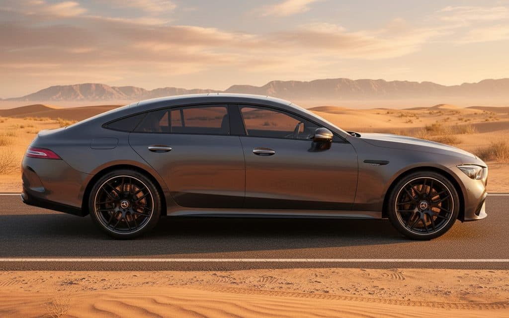 Mercedes Gt63 2022 Grey side profile