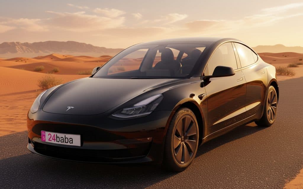 Tesla Model3 2024 Black - rental in Dubai