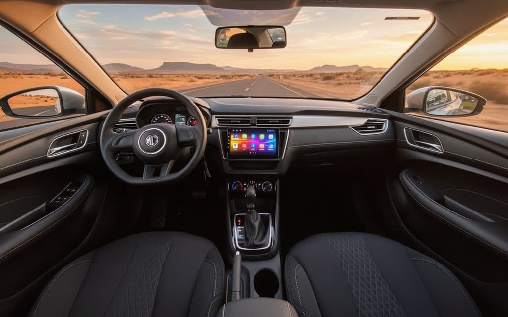 Mg 5 2023 interior view showing trim