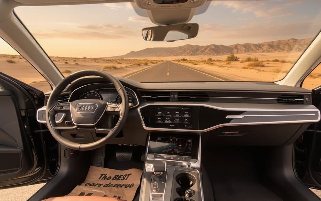 Audi A6 2021 dashboard and infotainment