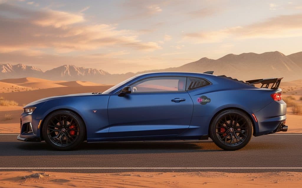 Chevrolet Camaro 2021 Blue side profile