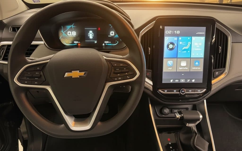 Chevrolet Captiva 2024 interior view showing trim