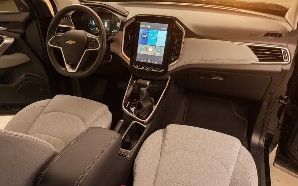 Chevrolet Captiva 2024 interior view showing trim