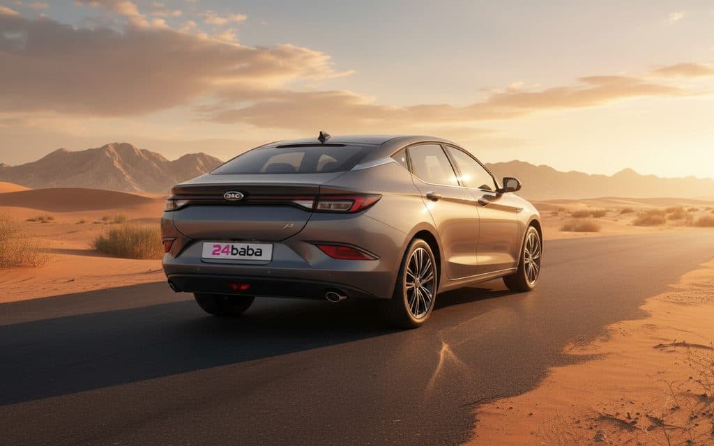 Jac J7 2026 Grey rear view showing taillights