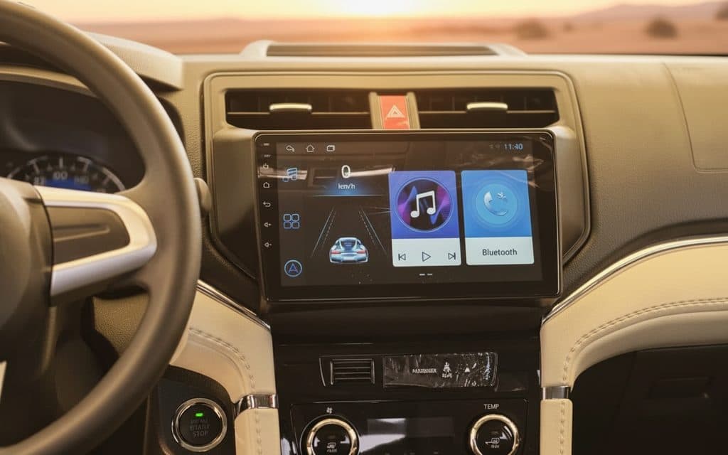 Toyota Rush 2023 dashboard and infotainment