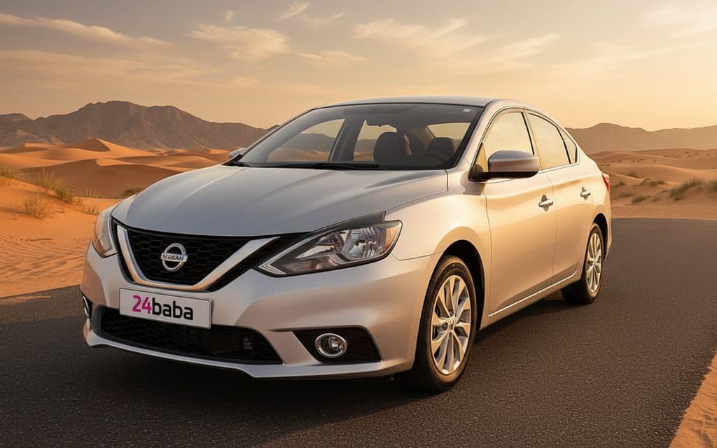Hire Nissan Sentra 2025 Silver in Dubai