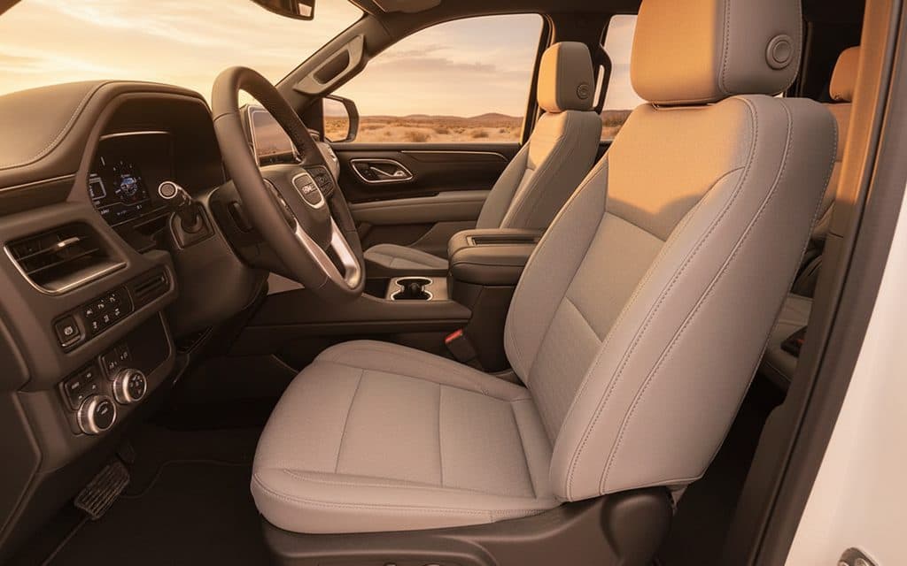 Gmc Yukon 2024 leather seats and cabin