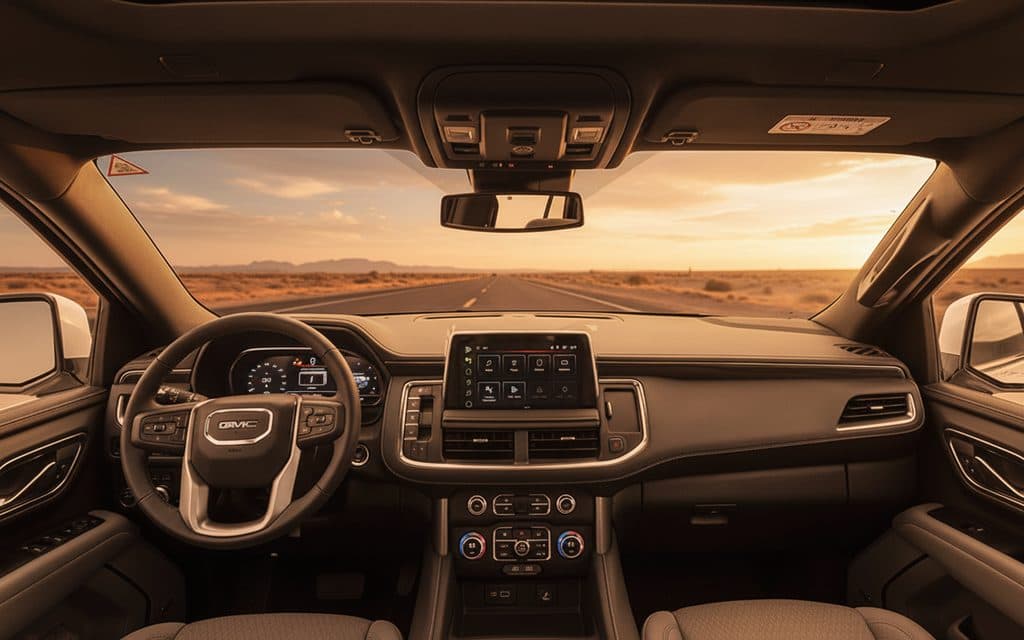 Gmc Yukon 2024 dashboard and infotainment