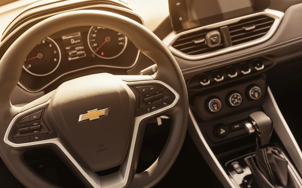 Chevrolet Captiva 2022 interior view showing trim