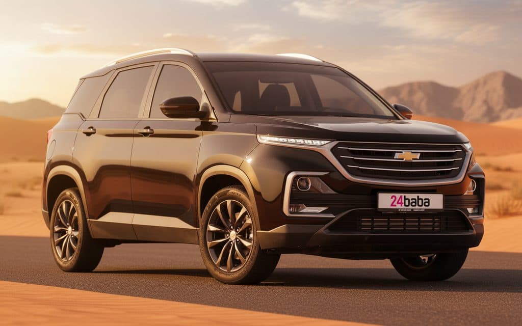 Chevrolet Captiva 2022 Black front view with headlights