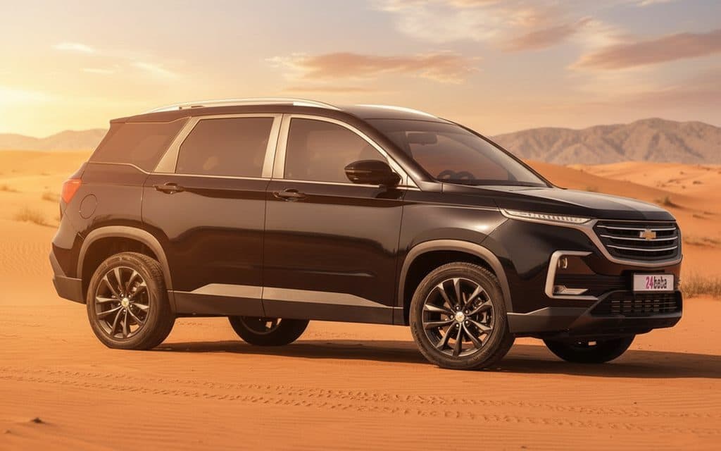 Chevrolet Captiva 2022 Black side profile