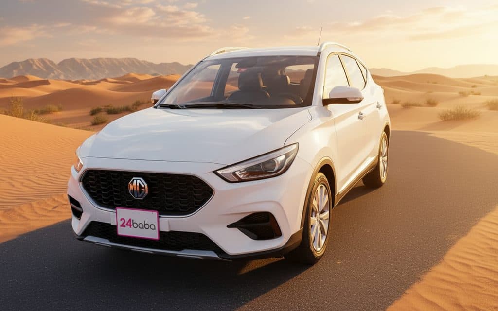 Rent Mg Zs 2023 White in Dubai