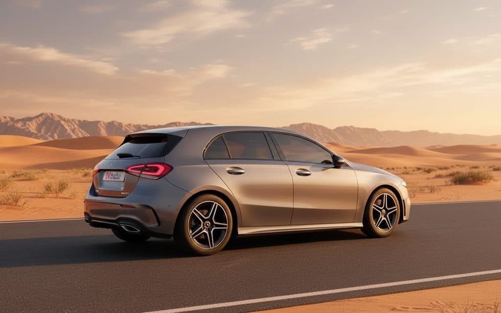 Mercedes A250 2022 Silver side profile