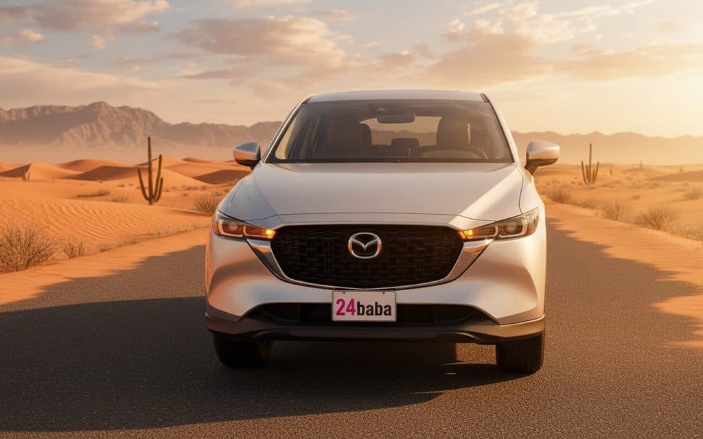 Rent Mazda Cx 5 2024 Silver in Dubai