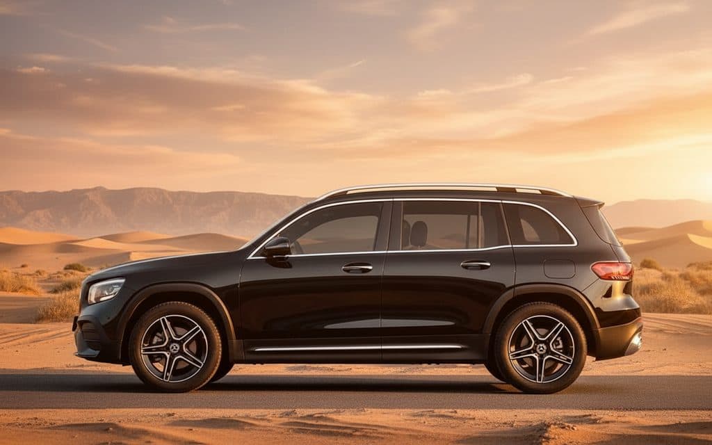 Mercedes Glb250 2023 Black side profile