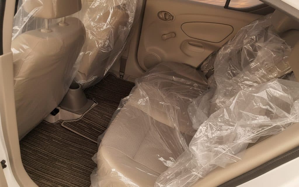 Nissan Sunny 2023 leather seats and cabin