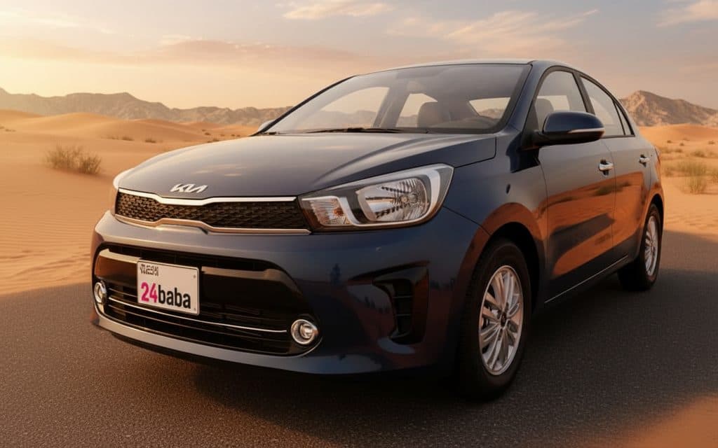 Kia Pegas 2022 Blue - rental in Dubai