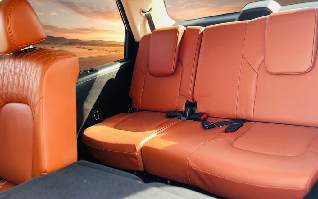 Nissan Patrol 2022 leather seats and cabin