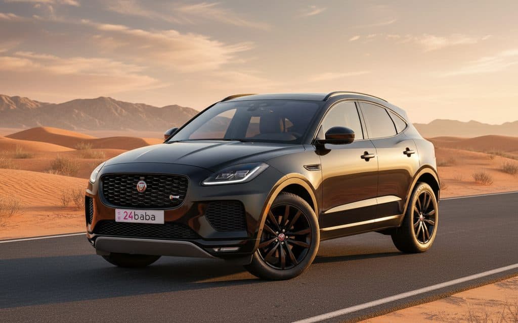 Hire Jaguar E Pace 2021 Black in Dubai