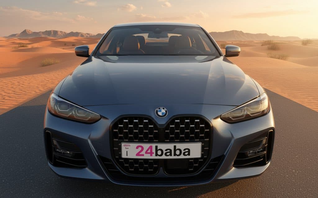 Bmw 420 2023 Blue rental in Dubai