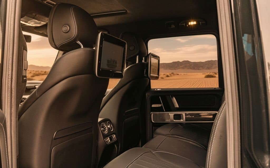 Mercedes G63 2021 leather seats and cabin