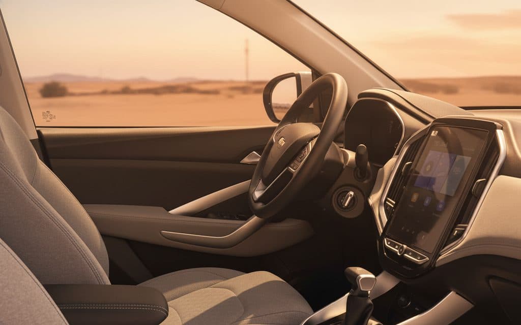 Chevrolet Captiva 2025 interior view showing trim