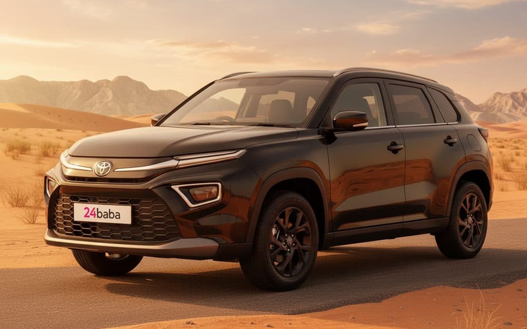 Hire Toyota Urban Cruiser 2023 Black in Dubai