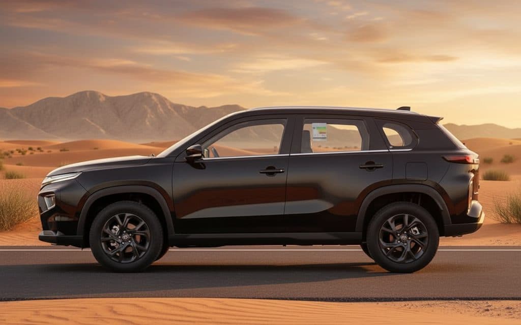 Toyota Urban Cruiser 2023 Black side profile