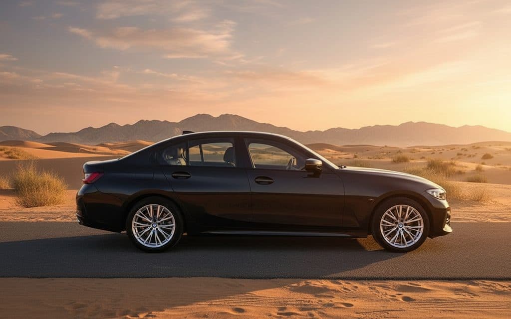 Bmw 330 2023 Black side profile