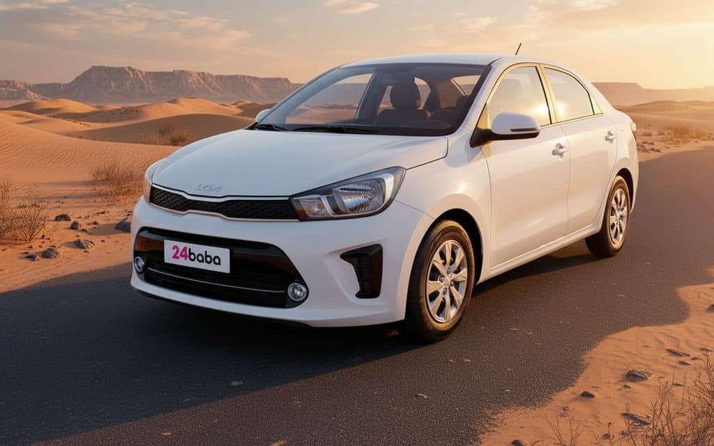 Kia Pegas 2025 White - rental in Dubai