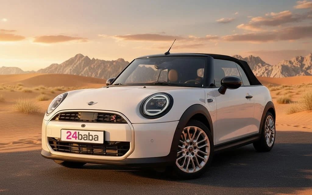 Mini Cooper 2025 White - Vehicle Hire Dubai