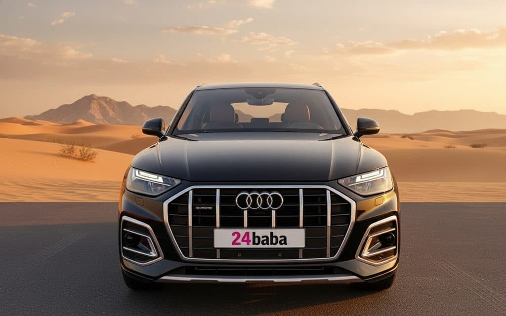 Audi Q5 2022 Black rental in Dubai