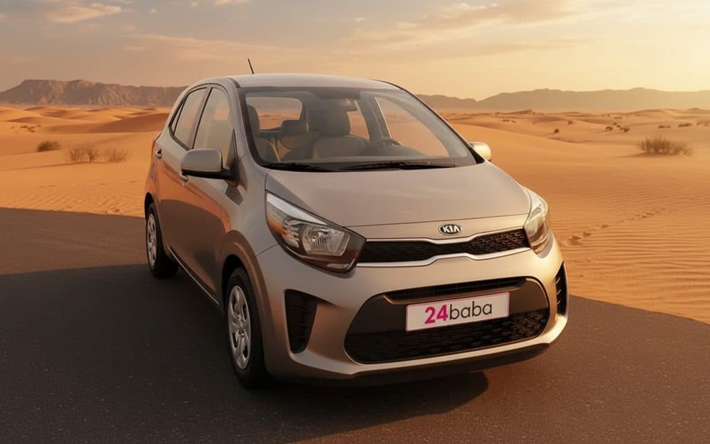 Hire Kia Picanto 2020 Beige in Dubai