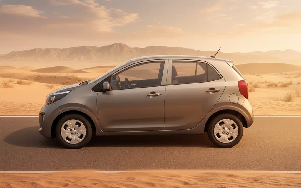 Kia Picanto 2020 Beige side view